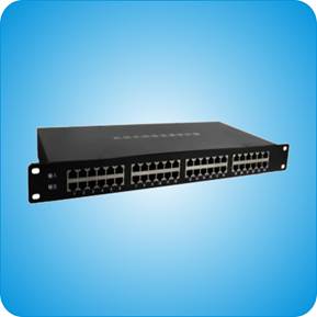 24路機架式網絡信号防雷器  LK-SPD-RJ45-24CH